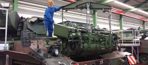 Самоходные гаубицы PzH2000, купленные у Германии Литвой - Sputnik Литва