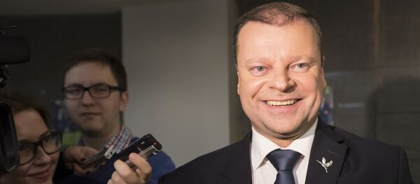Премьер-министр Литовской Республики Саулюс Сквернялис - Sputnik Литва