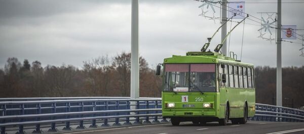 Общественный транспорт в Каунасе, архивное фото Общественный транспорт в Каунасе, архивное фото - Sputnik Литва