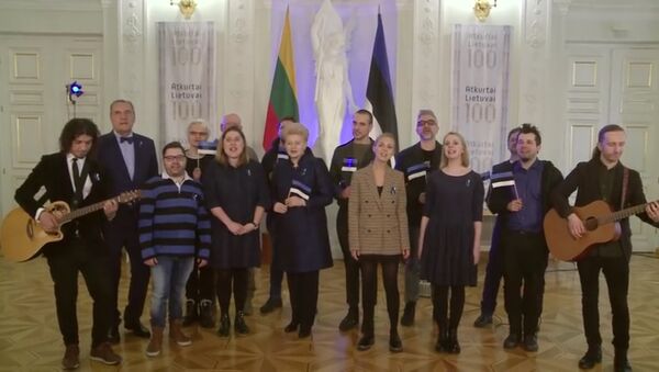 Президент Литвы поздравила Эстонию со столетием песней - Sputnik Литва