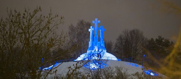 Гора Трех Крестов в Вильнюсе Гора Трех Крестов в Вильнюсе - Sputnik Lietuva