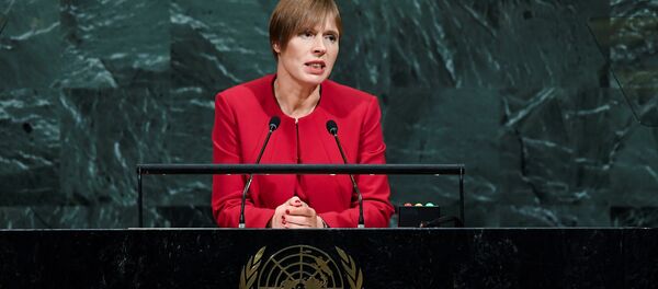 Президент Эстонии Керсти Кальюлайд, архивное фото - Sputnik Литва