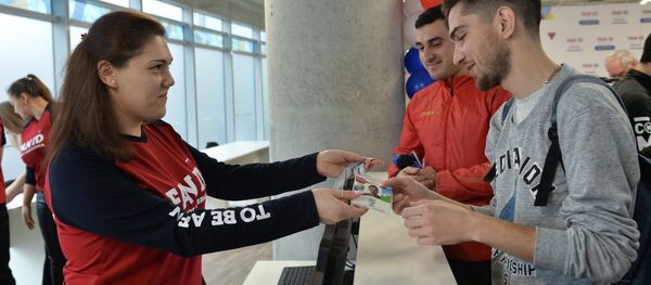 Открытие центров выдачи паспортов болельщиков ЧМ-2018 по футболу - Sputnik Литва