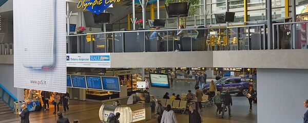 Аэропорт Вильнюса, зал ожидания Аэропорт Вильнюса, зал ожидания - Sputnik Литва