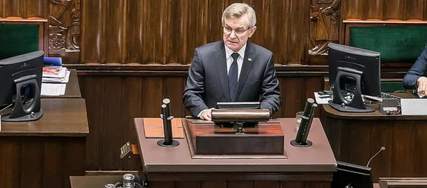 Lietuvos Seimo pirmininko Viktoro Pranckiečio kalba Lenkijos Seime Lietuvos Seimo pirmininko Viktoro Pranckiečio kalba Lenkijos Seime - Sputnik Lietuva