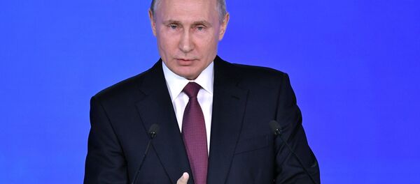 Ежегодное послание президента РФ В. Путина Федеральному Собранию Ежегодное послание президента РФ В. Путина Федеральному Собранию - Sputnik Lietuva