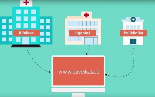 E. sveikatos sistema E. sveikatos sistema - Sputnik Lietuva