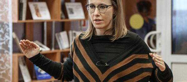 Телеведущая, кандидат в президенты РФ от партии Гражданская инициатива Ксения Собчак, архивное фото - Sputnik Литва