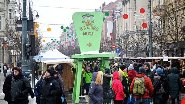 Ярмарка Казюкаса – 2018 прошла в Старом городе в Вильнюсе - Sputnik Литва