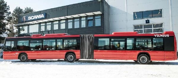 Новые автобусы в Вильнюсе Новые автобусы в Вильнюсе - Sputnik Lietuva