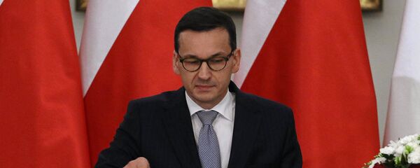 Премьер-министр Польши Матеуш Моравецкий - Sputnik Литва