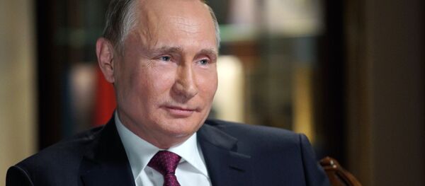 Президент РФ В. Путин дал интервью телеканалу Эн-би-си Президент РФ В. Путин дал интервью телеканалу Эн-би-си - Sputnik Lietuva