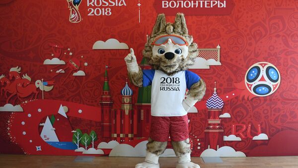 Официальный талисман чемпионата мира по футболу FIFA 2018 Забивака, архивное фото - Sputnik Литва