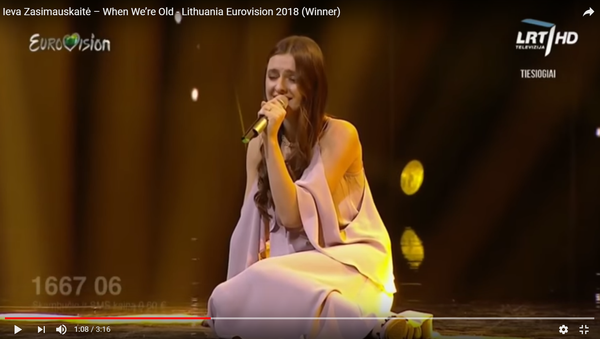 Литву на Евровидение представит Иева Засимаускайте - Sputnik Lietuva