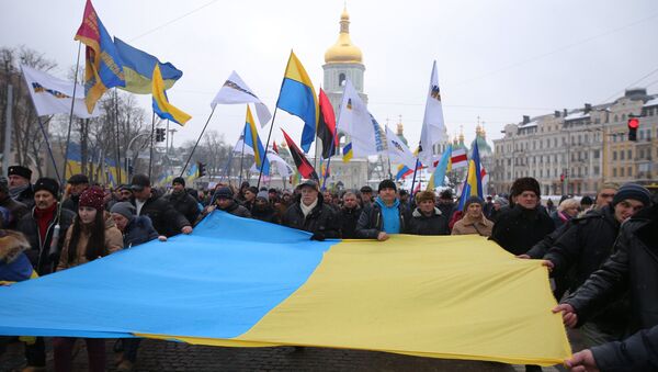 Марш в Киеве, архивное фото - Sputnik Литва