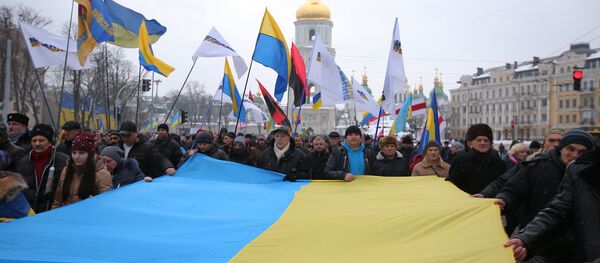 Марш в Киеве, архивное фото - Sputnik Литва