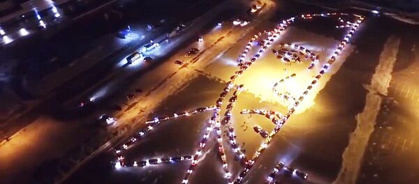 Флешмоб портрета Путина в Хабаровске Флешмоб портрета Путина в Хабаровске - Sputnik Lietuva