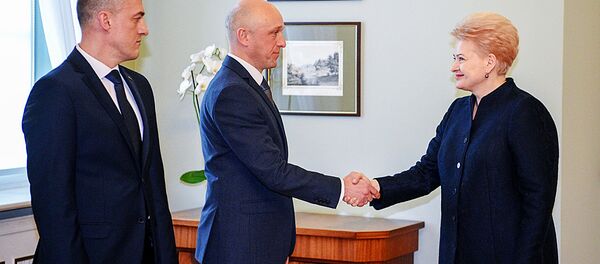 Даля Грибаускайте и Жидрунас Барткус - Sputnik Литва