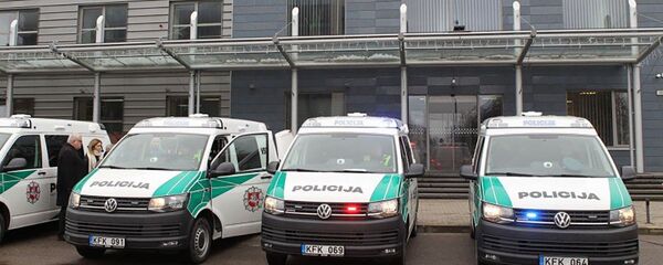 Передвижные комиссариаты литовской полиции в Вильнюсе, архивное фото - Sputnik Литва