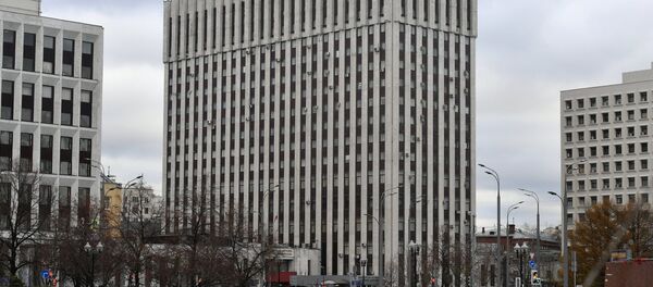 Здание Министерства юстиции РФ на Житной улице в Москве - Sputnik Литва