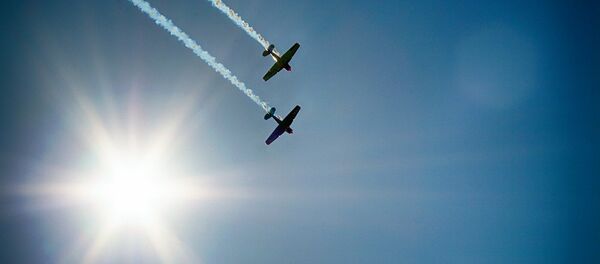 Самолеты в небе Самолеты в небе - Sputnik Lietuva