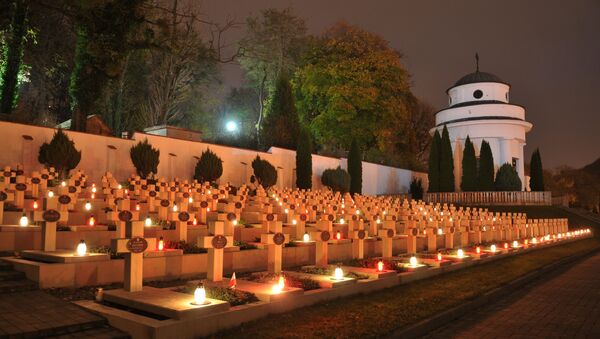 Лычаковское кладбище во Львове, архивное фото - Sputnik Литва