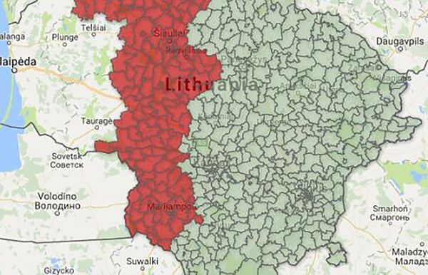 Карта Карта - Sputnik Lietuva