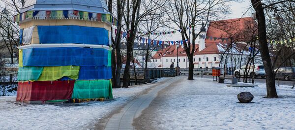 Вид Старого Вильнюса ранней весной Вид Старого Вильнюса ранней весной - Sputnik Литва