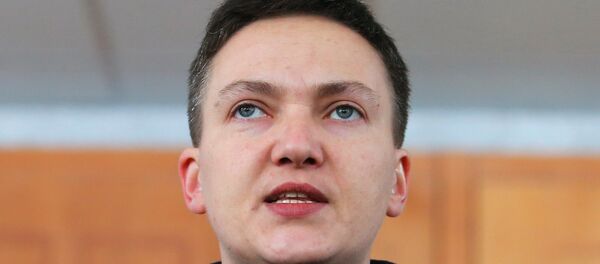 Брифинг Н. Савченко в Киеве Брифинг Н. Савченко в Киеве - Sputnik Lietuva