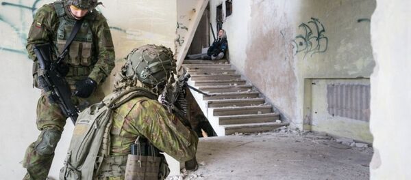 Силы быстрого реагирования литовской армии на учениях Силы быстрого реагирования литовской армии на учениях - Sputnik Lietuva