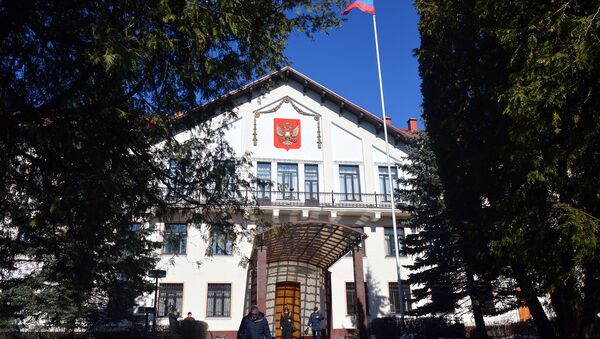 Здание посольства России в Литве - Sputnik Литва