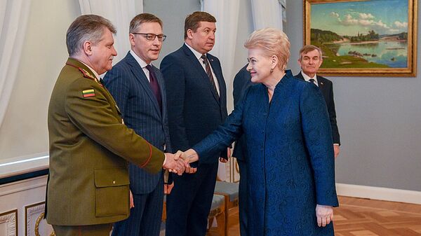 Встреча Совета по обороне под руководством Дали Грибаускайте - Sputnik Литва