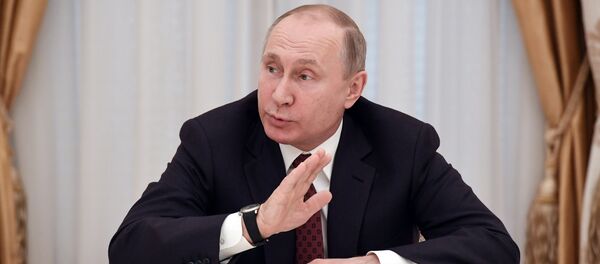 Президент РФ Владимир Путин Президент РФ Владимир Путин - Sputnik Lietuva