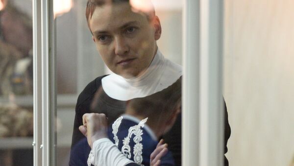 Суд по делу Надежды Савченко в Киеве, 23 марта 2018 года - Sputnik Lietuva