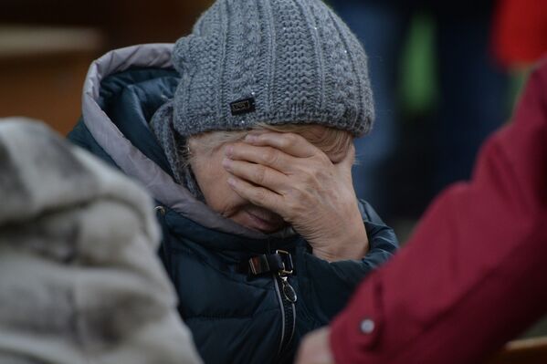 Родственница одного из пропавших без вести при пожаре в торговом центре «Зимняя вишня» в Кемерово - Sputnik Lietuva