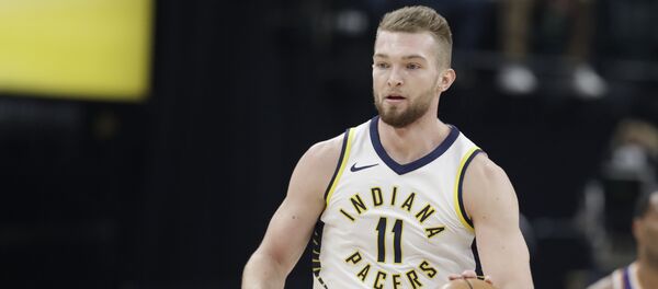 Игрок Indiana Pacers Домантас Сабонис  - Sputnik Литва
