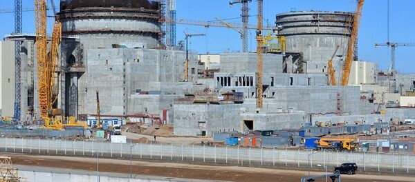 Строительство Белорусской АЭС в Островце, архивное фото - Sputnik Литва