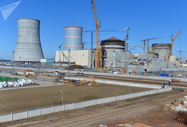 Строительство Белорусской АЭС в Островце - Sputnik Литва