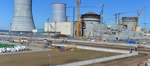 Строительство Белорусской АЭС в Островце - Sputnik Литва