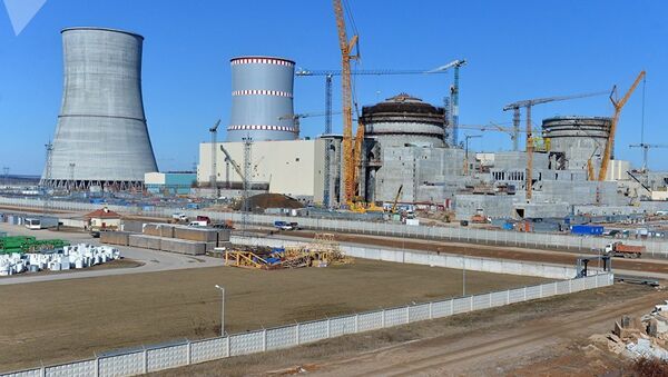 Строительство Белорусской АЭС в Островце, архивное фото - Sputnik Lietuva