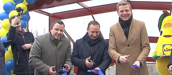 Новый пешеходный переход в Вильнюсе Новый пешеходный переход в Вильнюсе - Sputnik Lietuva