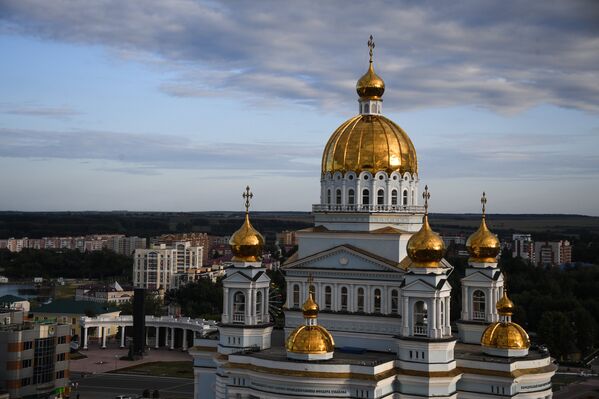Кафедральный собор Святого Феодора Ушакова в Саранске - Sputnik Литва
