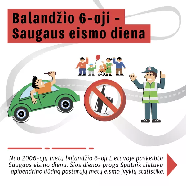 Saugaus eismo diena Vilniuje: renginių programa Saugaus eismo diena Vilniuje: renginių programa - Sputnik Lietuva
