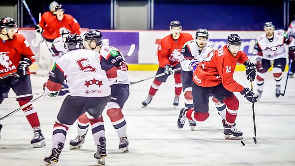 Матч Литва - Латвия по хоккею на льду контрольный матч перед чемпионатом мира - Sputnik Литва