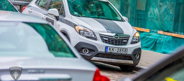 Полицейский автомобиль - Sputnik Литва