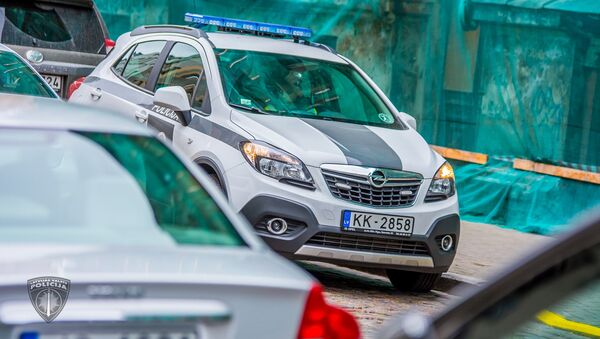 Полицейский автомобиль - Sputnik Литва