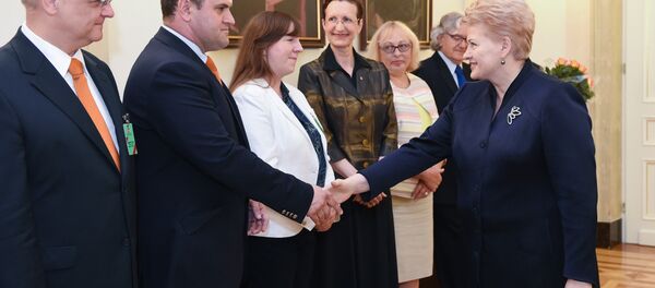 Встреча Грибаускайте с аккредитованными в Литве послами государств – членов ЕС - Sputnik Литва