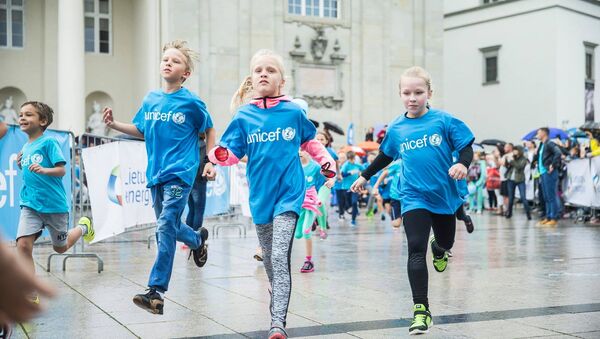 UNICEF bėgimas Už kiekvieną vaiką - Sputnik Lietuva