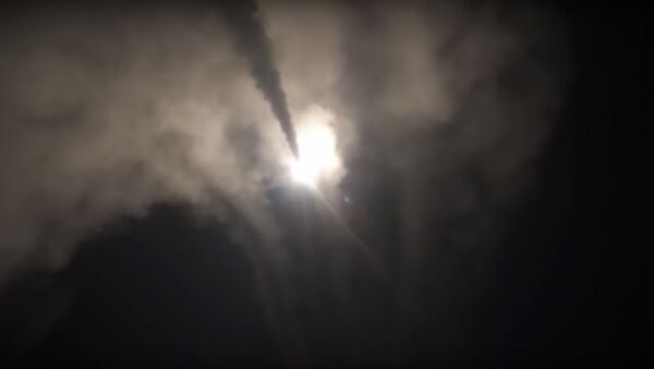 Минобороны США показало запуск Томагавков во время ударов по Сирии‍ - Sputnik Литва