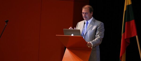 Лидер Партии труда Литвы Виктор Успасских, 15 апреля 2018 года - Sputnik Литва